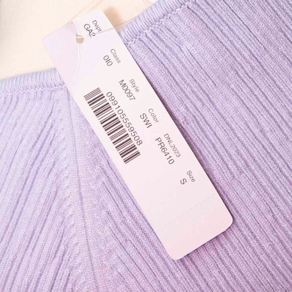NWT J. Crew Square Neck Sweater w/Blouson Sleeves - color Soft Wisteria … - Picture 9 of 9